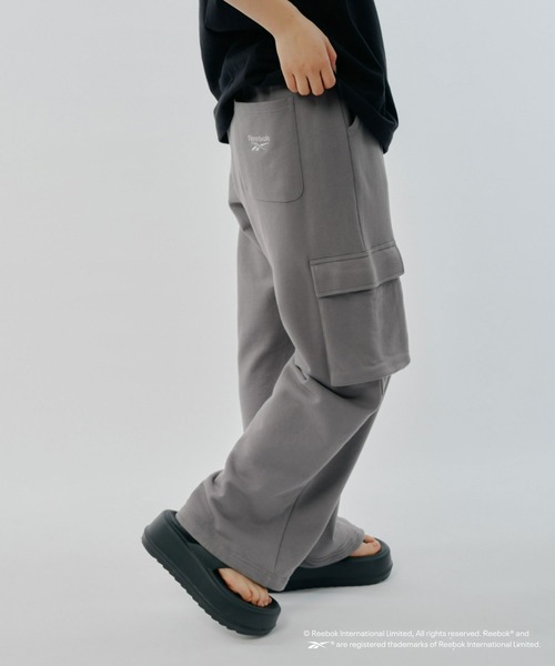 「Reebok」 スウェットパンツ MEDIUM チャコールグレー メンズ_画像5