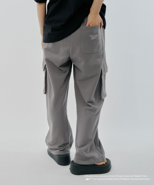 「Reebok」 スウェットパンツ MEDIUM チャコールグレー メンズ_画像6