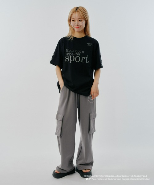 「Reebok」 スウェットパンツ MEDIUM チャコールグレー メンズ_画像7