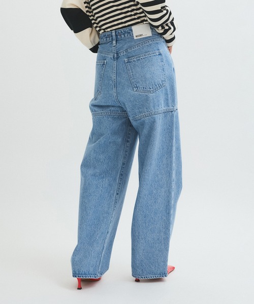 「NEEDBY heritage」 デニムパンツ 25 ブルー レディース_画像2