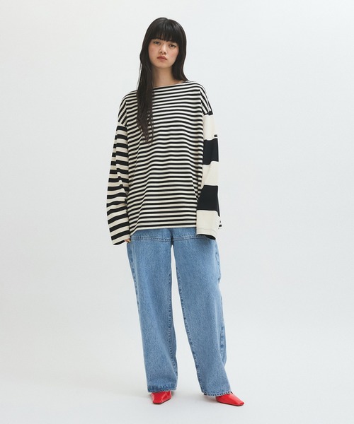 「NEEDBY heritage」 デニムパンツ 25 ブルー レディース_画像3