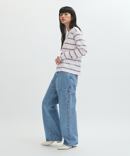 「NEEDBY heritage」 デニムパンツ 25 ブルー レディース_画像7