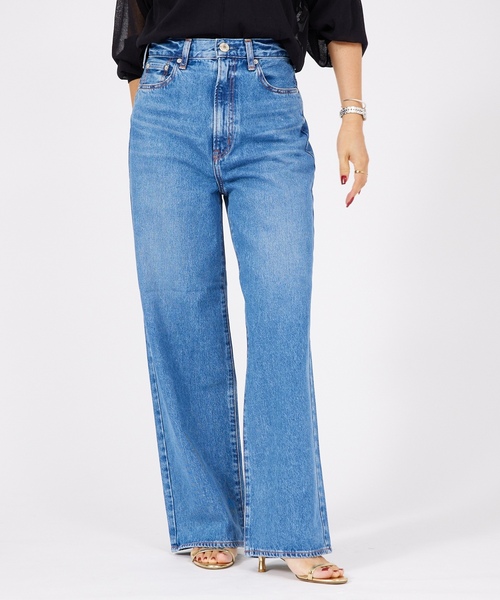 「NEEDBY heritage」 デニムパンツ 25 ブルー レディース_画像4