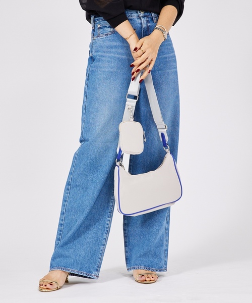 「NEEDBY heritage」 デニムパンツ 25 ブルー レディース_画像5