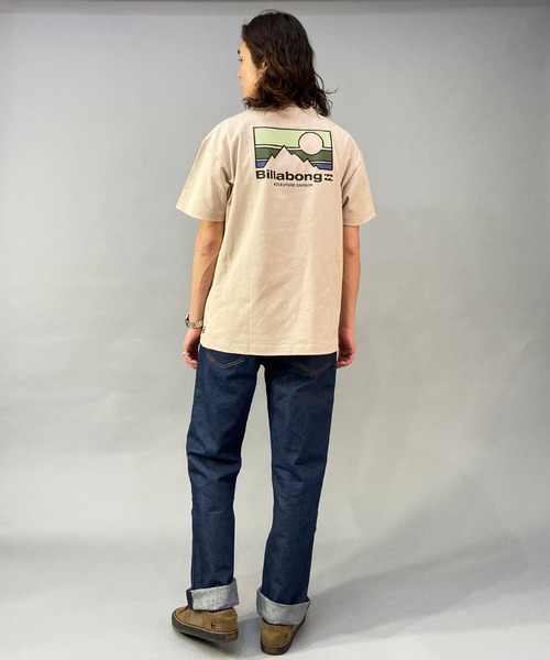 「BILLABONG」 半袖Tシャツ L ブラウン メンズ_画像7