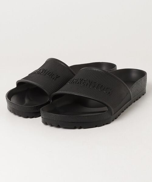 PRADA（プラダ） パデットナッパレザー フラットサンダル 35 ブラック