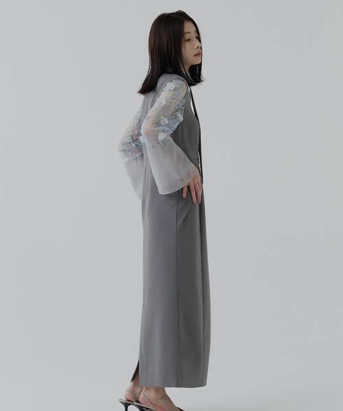 RUIRUE BOUTIQUE グレー Ｌドレス結婚式 3月購入1度着用 RUIRUE BOUTIQUE（ルイルエブティック） ドレス オケージョン 結婚式