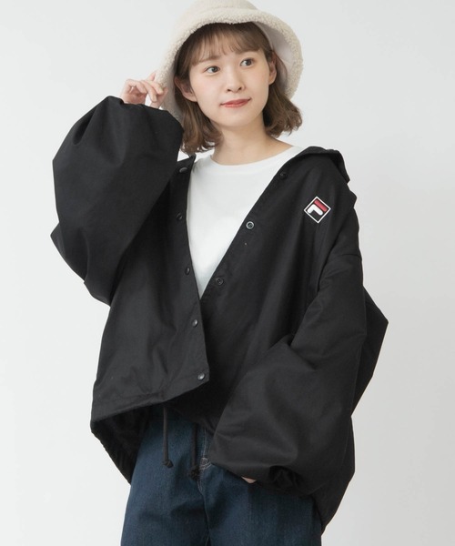 ジャケット ブルゾン 【FILA フィラ】別注 袖ボリュームビックシルエットフード付き コーチジャケット【ZOZOTOWN限定アイテム】|ZOZOTOWN |14