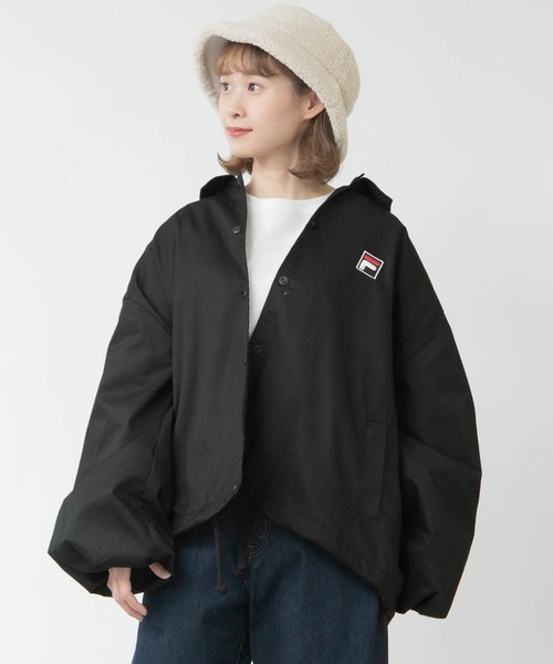 ジャケット ブルゾン 【FILA フィラ】別注 袖ボリュームビックシルエットフード付き コーチジャケット【ZOZOTOWN限定アイテム】|ZOZOTOWN |12