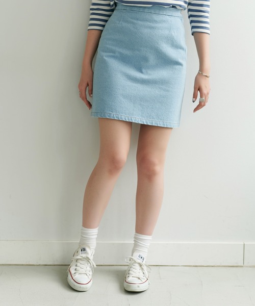 TINA：JOJUN ミニ丈 デニムスカート ミニ丈 デニムスカート TINA：JOJUN（デニムスカート）｜TINA