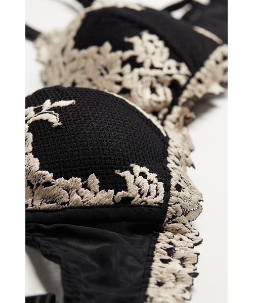 Her Beauty トライアングルブラ　1B 70B ソング　S WH Intimissimi ブラジャー Pretty Flowers Tiziana トライアングル
