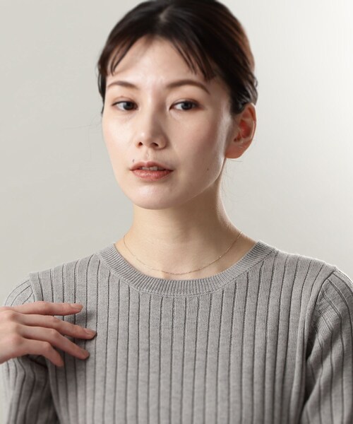 COCOSHNIK（ココシュニック） ネックレス K10ミラーカットチェーン