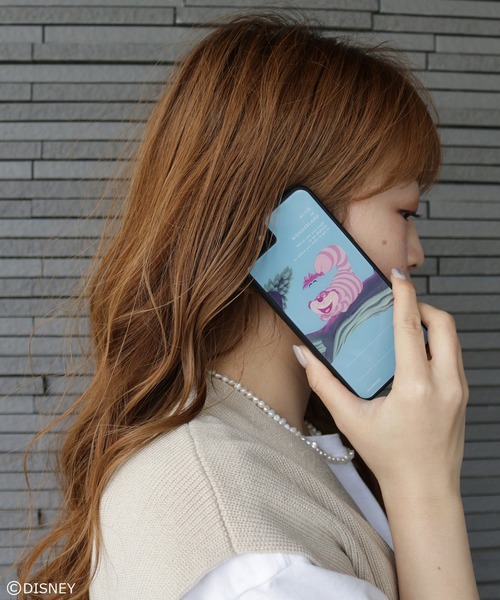 Disney（ディズニー） スマホケース 不思議の国のアリス 背面アクリル