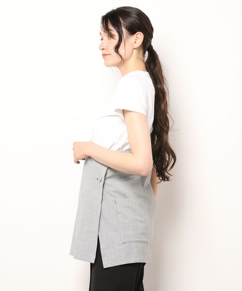 FREAK'S STORE ベスト ジレ MARU TO/マルト Oneshoulder Vest