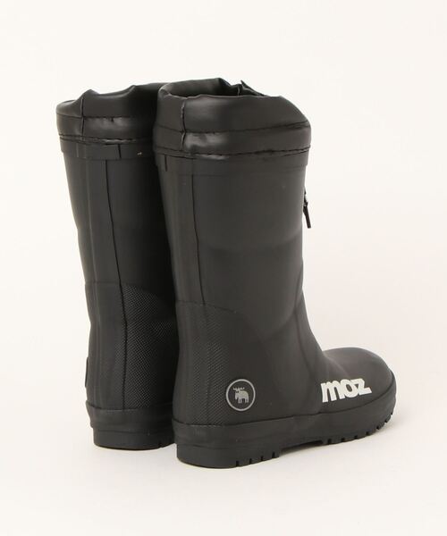 ブーツ 「moz」モコモコダウン調防寒ラバーブーツ ＭＺ29011 キッズ 子供 男の子 女の子