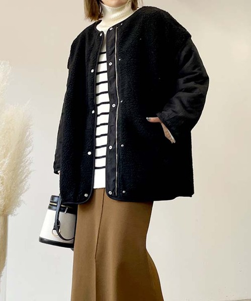 STYLEBLOCK（スタイルブロック） ブルゾン アウター ボアキルト