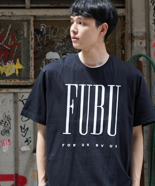 FUBU tシャツ / フブ 刺繍 ロゴ S/S Tシャツ メンズ レディース