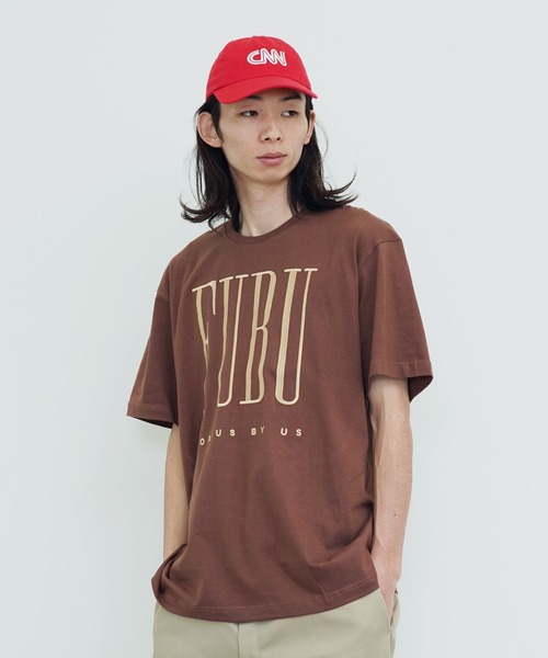 入手困難 即納 送料込 フブ FUBU Tシャツ ライン ストライプ FUBU tシャツ フブ ブランド ロゴ 刺繍 アメカジ メッシュ