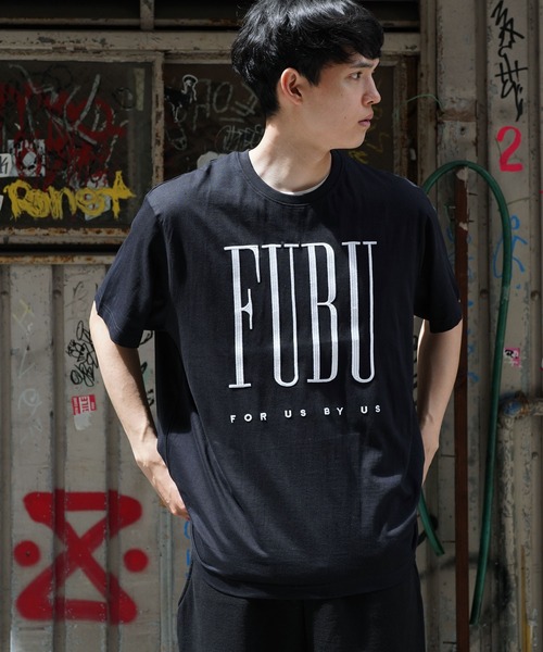 FUBU tシャツ / フブ 刺繍 ロゴ S/S Tシャツ メンズ レディース