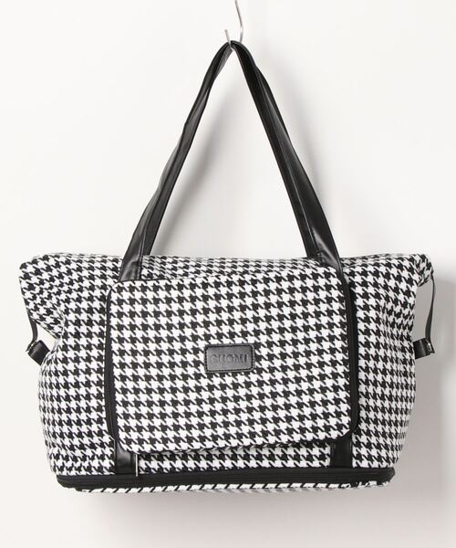 STYLEBLOCK（スタイルブロック） トートバッグ 収納ポーチ一体型千鳥格