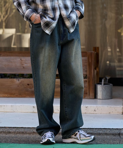 MONO-MART（モノマート） ジーンズ ヴィンテージライクオーバーダイ