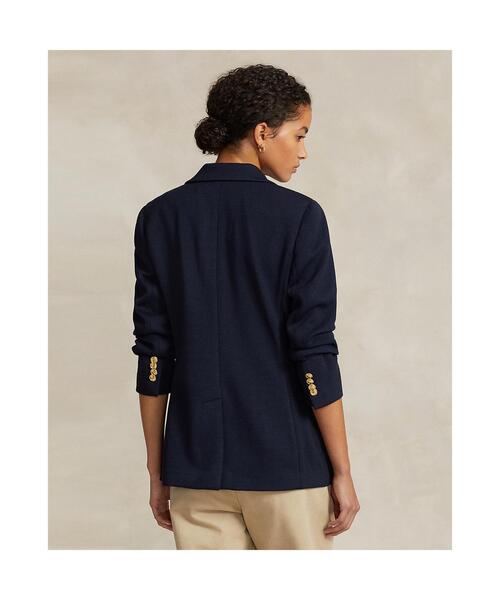 新作セールラルフローレン クレストロゴ ウールコート POLO RALPH LAUREN コート アウター ロゴクレスト ニット