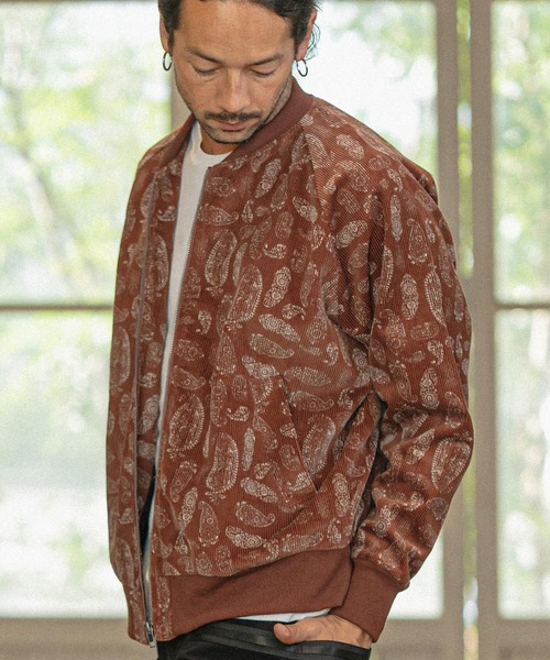 CAMBIO（カンビオ） ブルゾン アウター mj9505- Patterned Corduroy