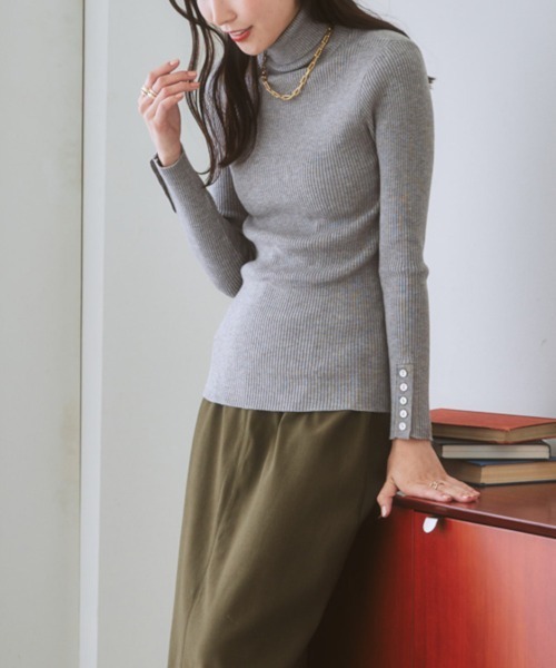 ニッセン（nissen） ニット セーター 「しっとりもちもち素材