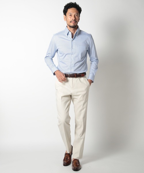 MEN'S BIGI（メンズビギ） スラックス 「ACTIVE TAILOR」ドビー