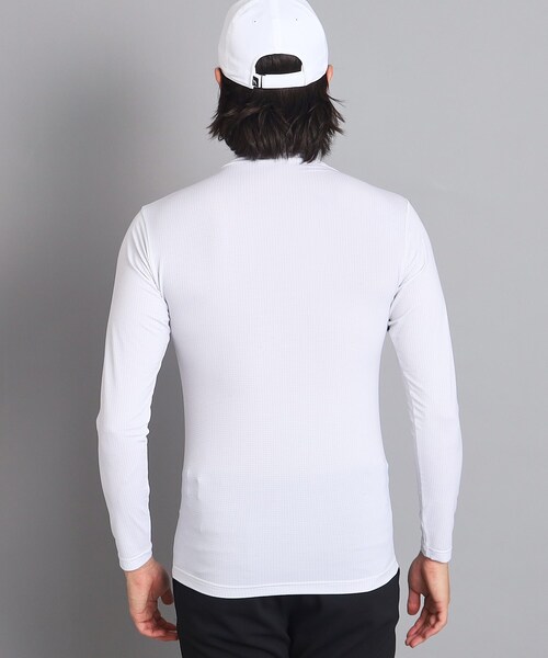サイズ：50 ADABAT アダバット  裏起毛 ハイネック 長袖Tシャツ  ブラック系 [240101489042] ゴルフウェア メンズ ストスト サイズ：50 ADABAT アダバット 裏起毛 ハイネック 長袖Tシャツ
