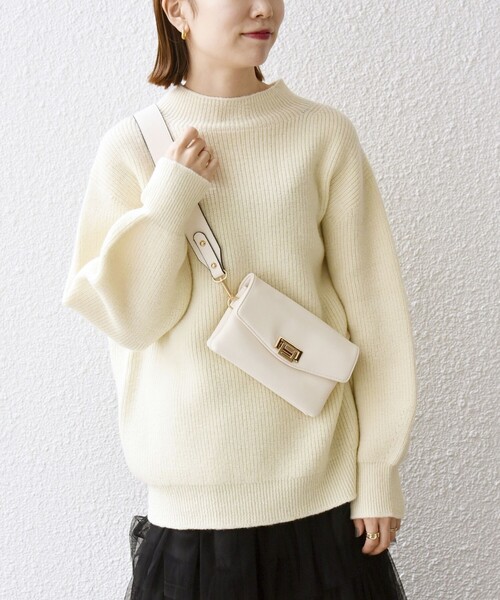 SHIPS any 「SHIPS any」 長袖ニット ONE SIZE レッド