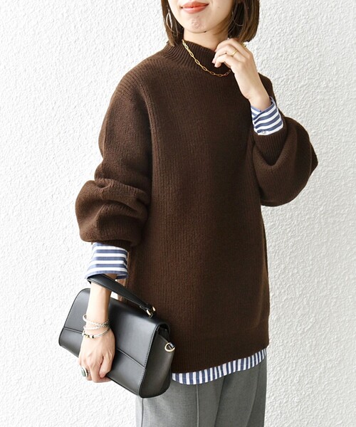 「SHIPS any」 長袖ニット ONE SIZE レッド レディース SHIPS any 「SHIPS any」 長袖ニット ONE SIZE レッド