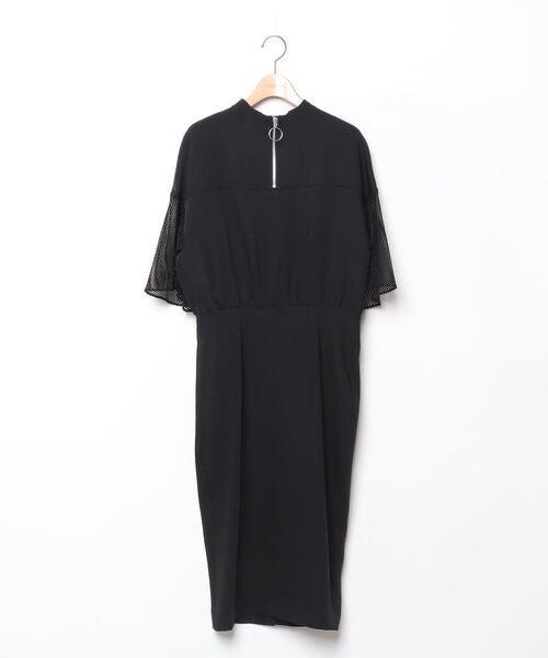 PAMEO POSE 「PAMEO POSE」 半袖ワンピース MEDIUM ブラック 