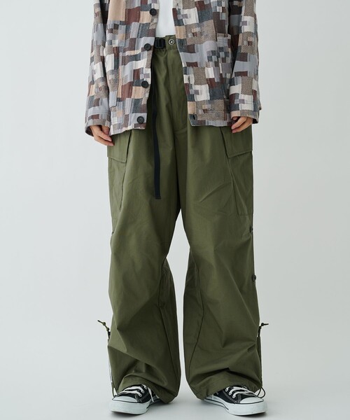 カーゴパンツ 「POLIQUANT/ポリクアント」THE CHANGING LENGTH FATIGUE PANTS メンズ