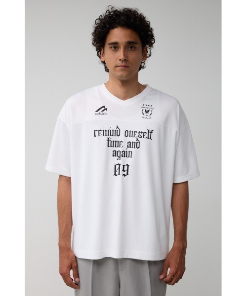 ★TV衣装★　MOUSSY　NUMBER　Tシャツ セール】NUMBERING SHEER Tシャツ（Tシャツ/カットソー）｜MOUSSY