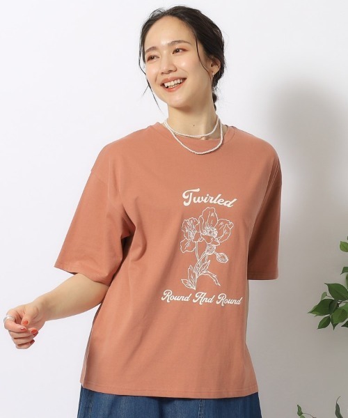 SHOO・LA・RUE tシャツ 「洗える/プチプラ/綿100％」グラフィック半袖 