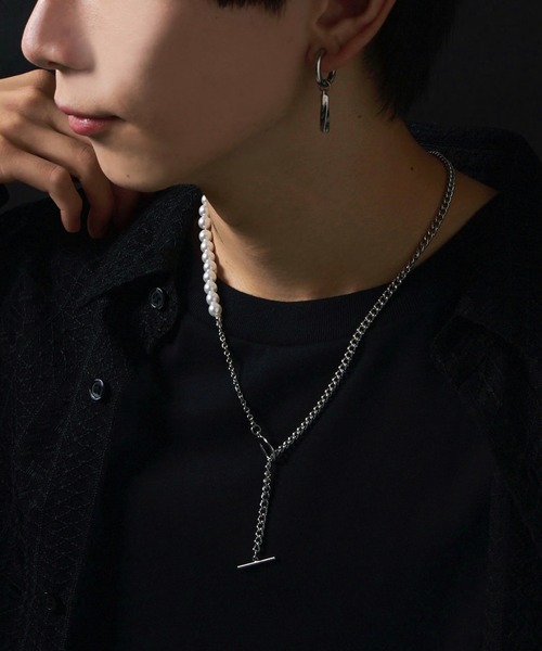 WEGO（ウィゴー） ネックレス WEGO/パールミックスチェーンネックレス