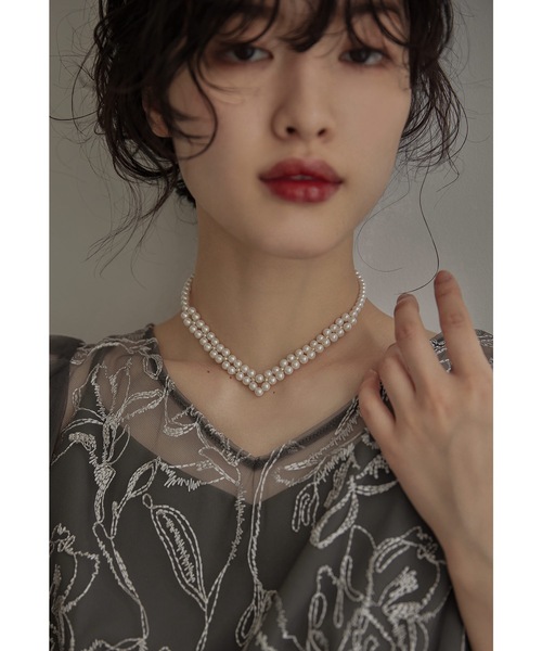 niana（ニアナ） ネックレス パールショートネックレス チョーカー