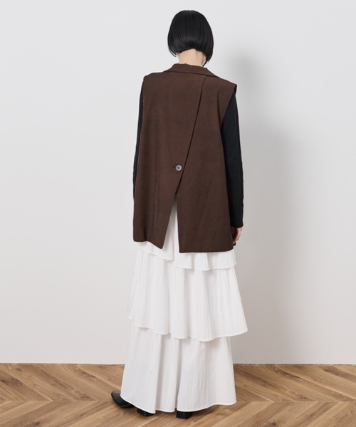 Shelly island（シェリーアイランド） ベスト ジレ バックデザイン