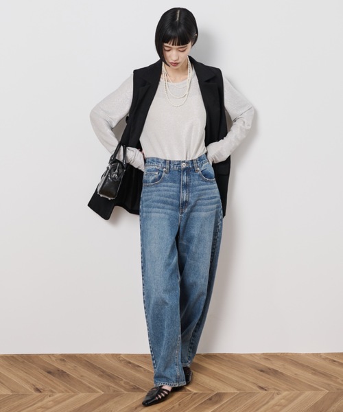 shéller、ジレ、ベスト Shelly island（シェリーアイランド） ベスト ジレ バックデザイン