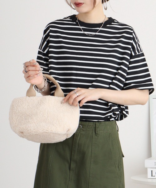 ROOTOTE トートバッグ ROOTOTE フェイクシアリングミニトート