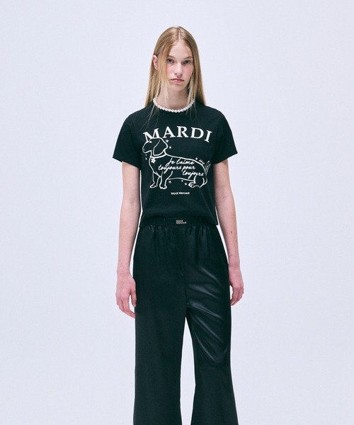 Mardi風 Tシャツ ブラック Mardi Mercredi｜マルディメクルディのTシャツ/カットソー
