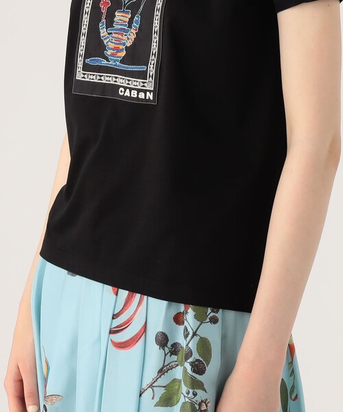 CABaN（キャバン） uvカット tシャツ 半袖 スビンコットン アフリカン