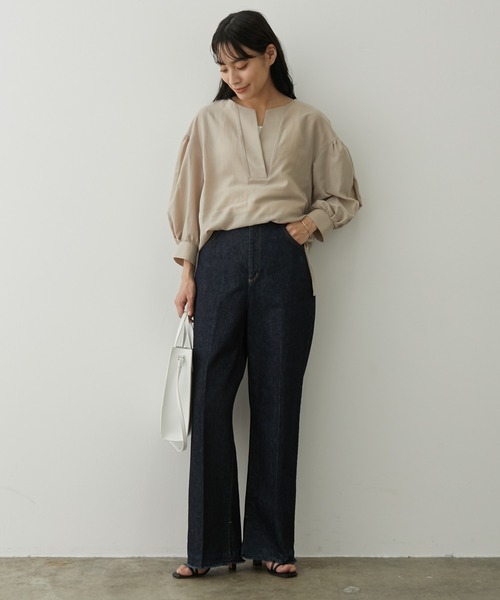 「SALON adam et rope'」 キャミソールブラウス FREE ベージュ レディース SALON adam et rope' 「SALON rope'」 キャミソールブラウス