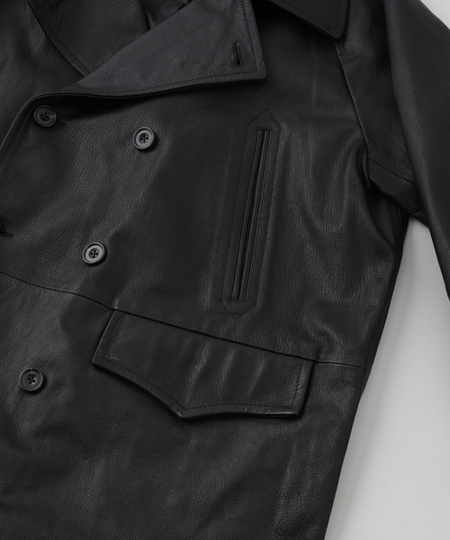 CCU（シーシーユー） コート ジャケット 別注 US-Navy W-.Breasted