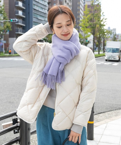 デュベティカ FEBEDUE カシミヤ混 チェルッティ生地 40 美品 デュベティカ FEBEDUE カシミヤ混 チェルッティ生地