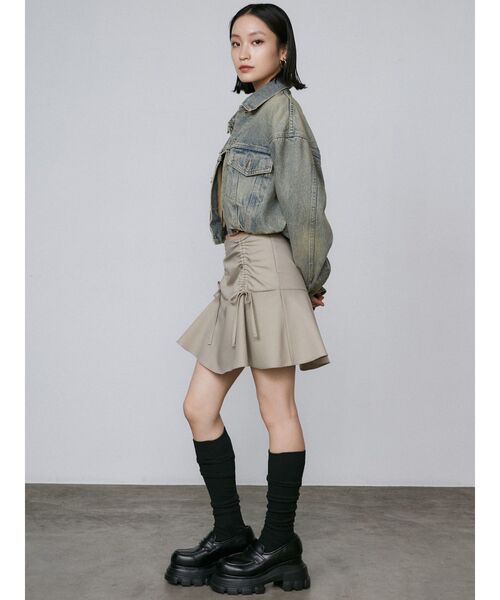 EMODA バルーンコンパクトデニムブルゾン 2トーンボアブルゾン[品番：MKSW0060526]｜EMODA（エモダ）の