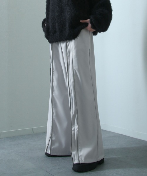 Nilway ワイドジップスラックス　Sサイズ Nilway（ニルウェイ） スラックス 2way フロント ダブルジップ ワイド