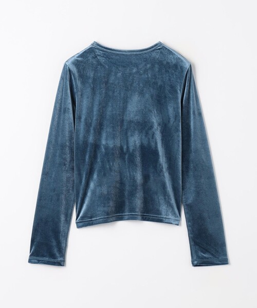 tシャツ UネックベロアロンT レディース CITEN tシャツ 「CITEN」ベロアコンパクトロンT レディース