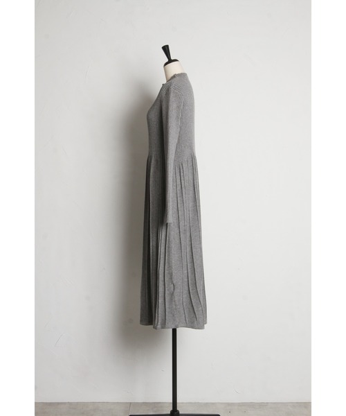 &. NOSTALGIA ワンピース ウエスト切替ニットワンピース : ZOZOTOWN